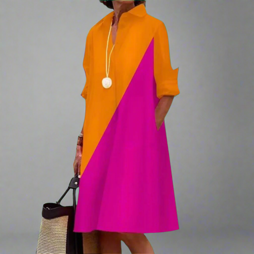 Helene | Robe midi premium pour une légèreté intemporelle