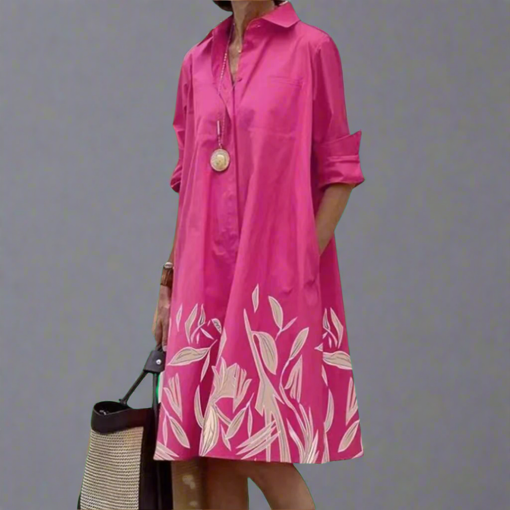 Liane | Robe midi premium pour une élégance légère