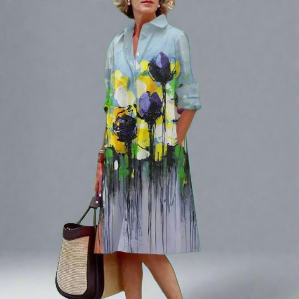 Yvette | Robe midi premium élégante pour toutes les occasions