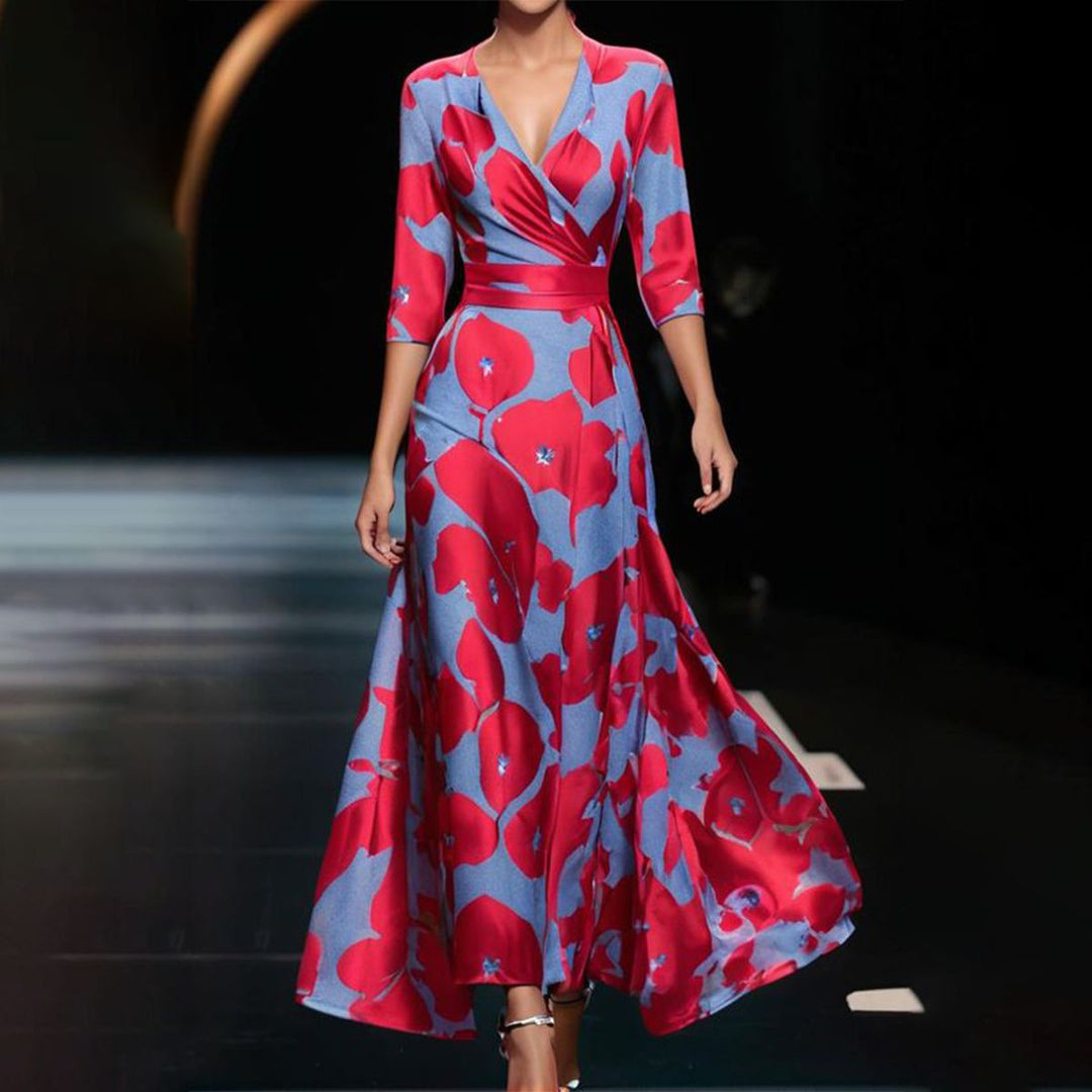 Jessica - Robe à décolleté en V