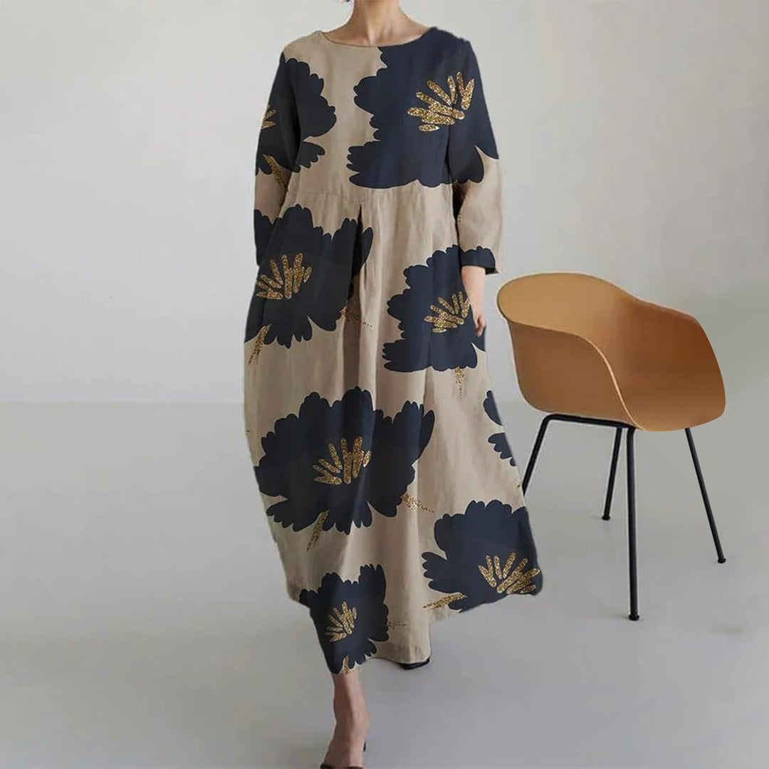Odelia – Robe confortable avec des fleurs