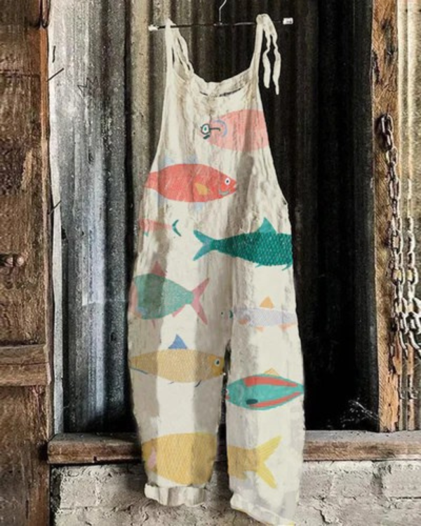 Jovie - Combinaison Artistique Japonaise Sardine Colorée