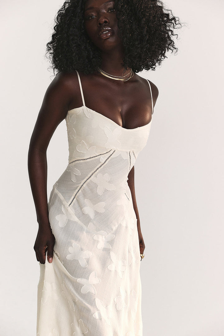 Paulette - Robe longue corset