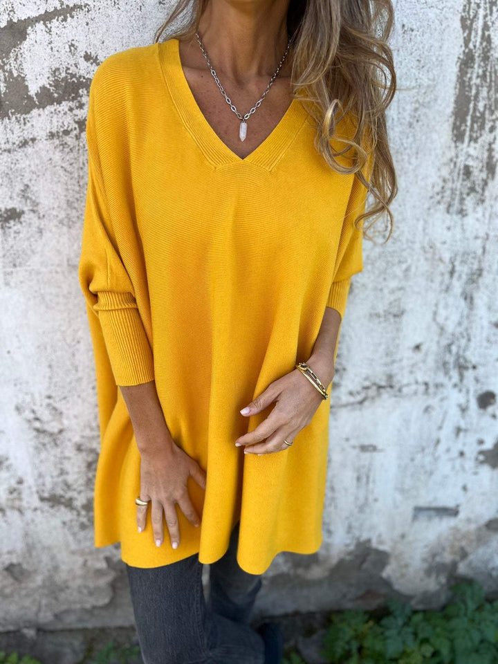 Anna™ | Pull Doux avec Décolleté en V
