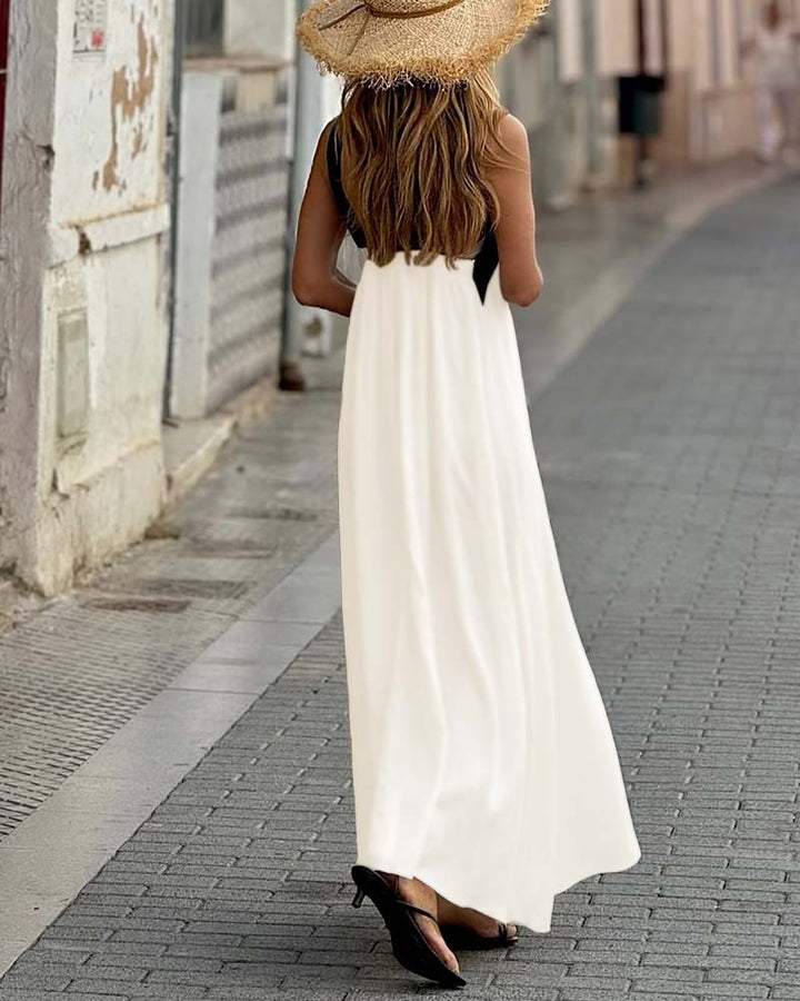 SIENNA | Robe Élégante avec Dos Nu et Col Croisé à la Mode