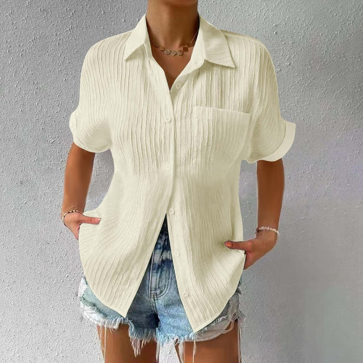 Louisa - Top Relaxato Avec Texture