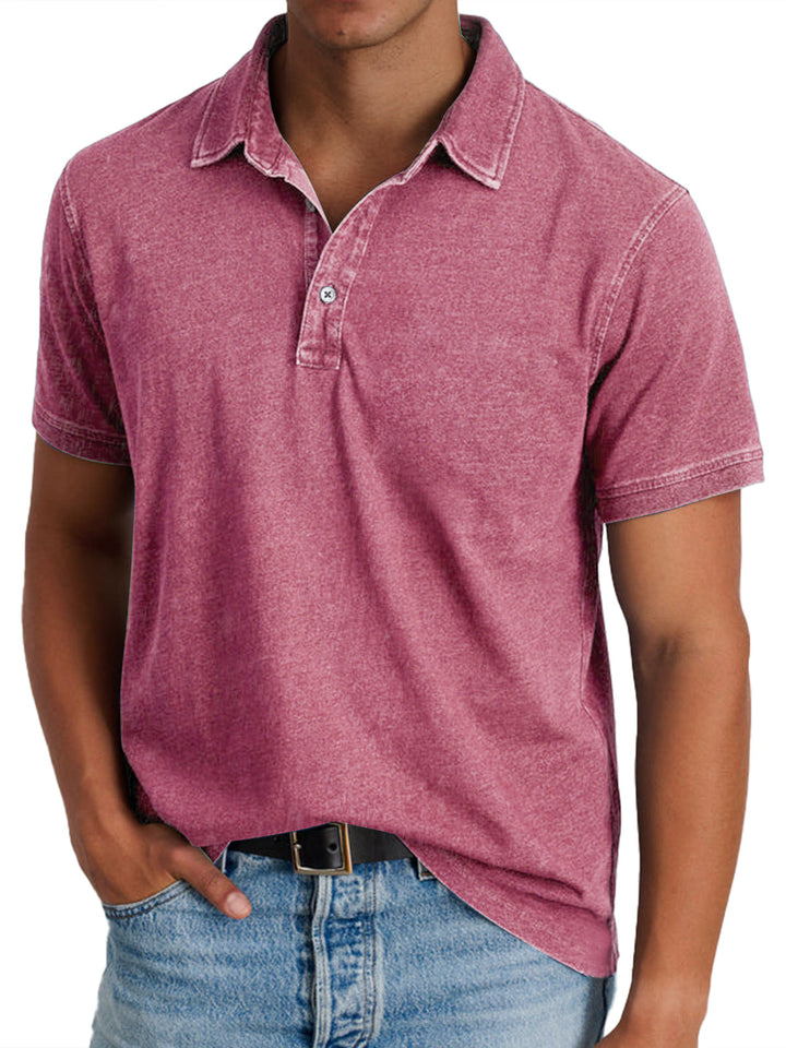 Henri | Polo pour Hommes avec Col Structuré
