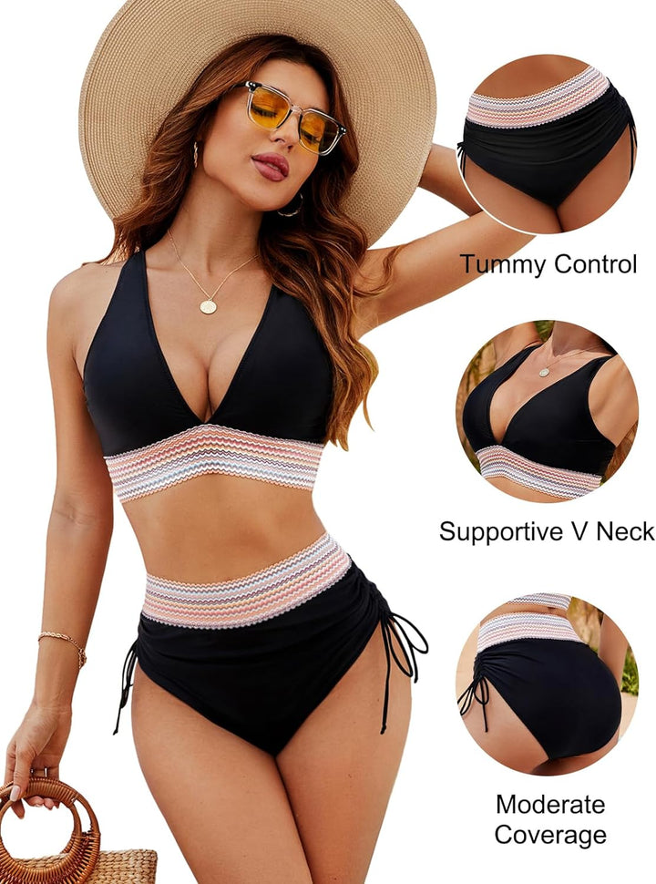 Lisa | Bikini Modelant avec Contrôle Abdominal