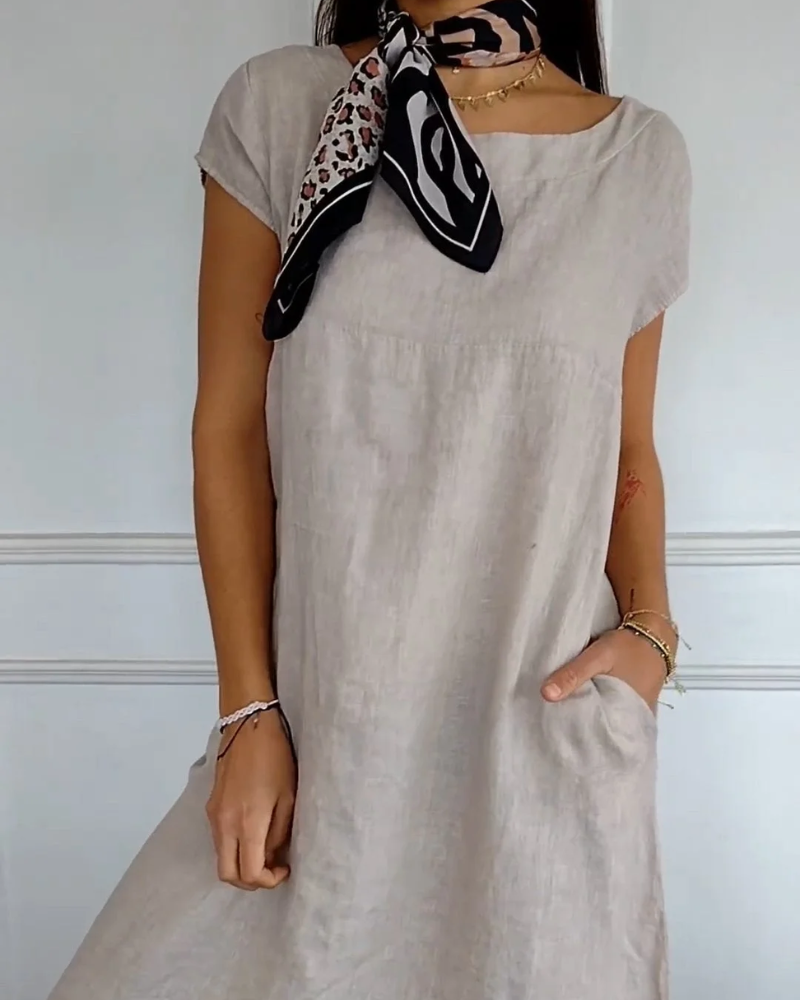 BERAWA - ROBE EN COTON DÉCONTRACTÉE