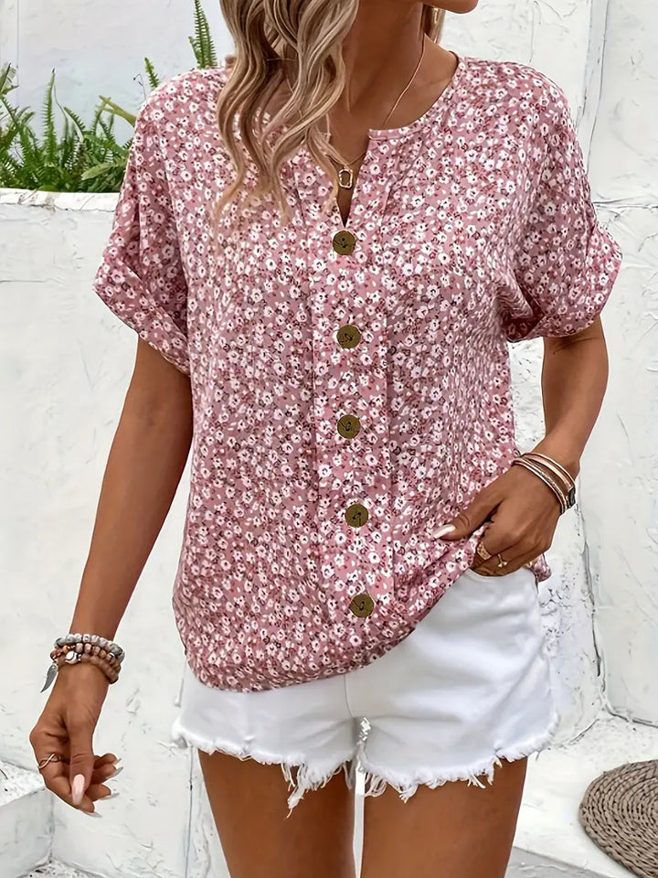 Brigitte - blouse florale fascinante