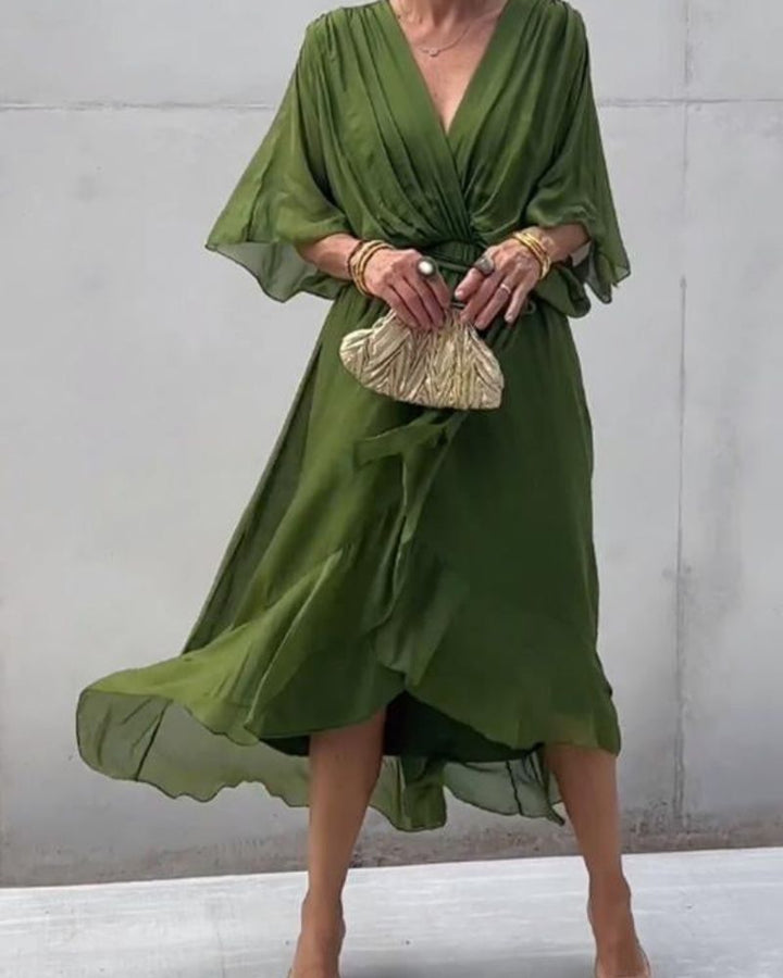 CRISTI - ROBE CROISÉE FLUIDE