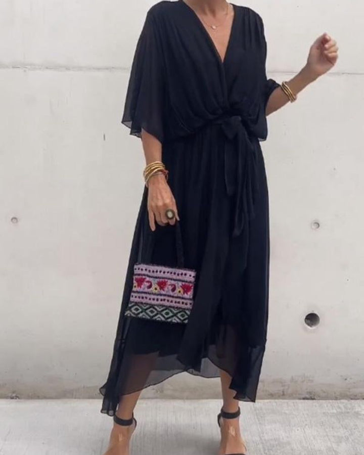 CRISTI - ROBE CROISÉE FLUIDE