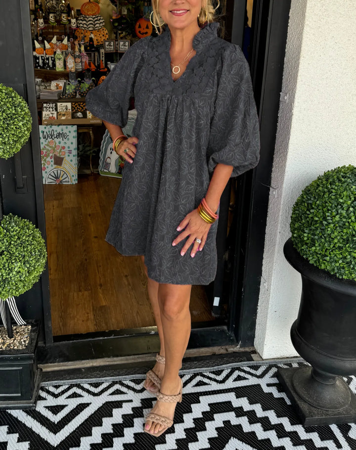 Robe en Jacquard de Dentelle Izabella™