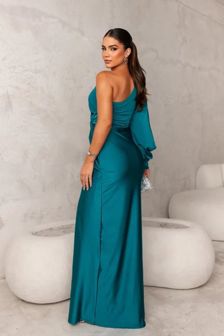 Valeria | Robe Asymétrique en Satin