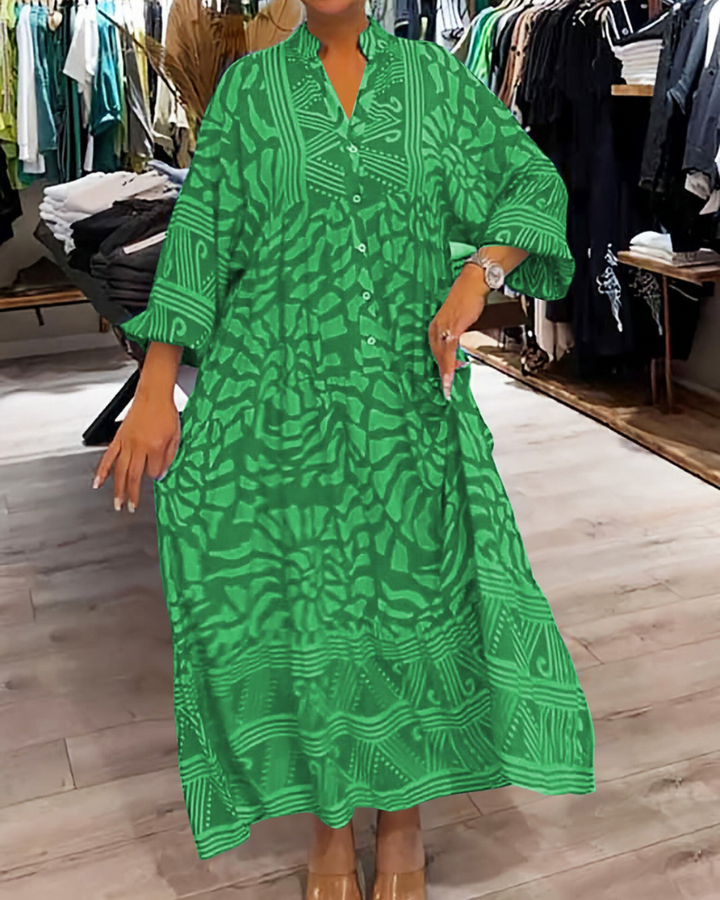 LENARA - Robe Ample Imprimée