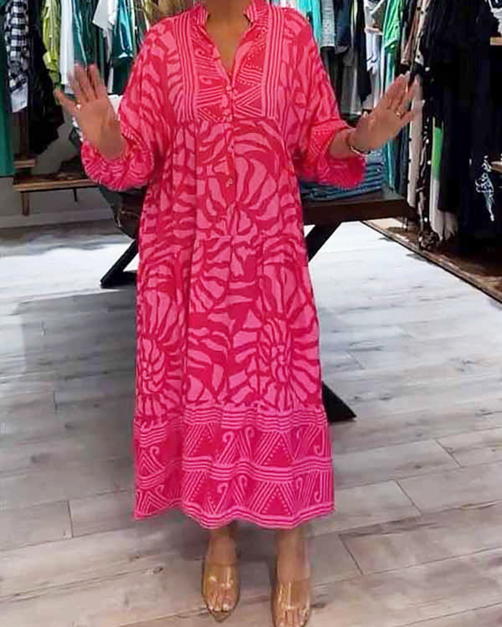 LENARA - Robe Ample Imprimée