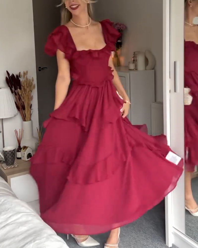Elisa | Robe à volants