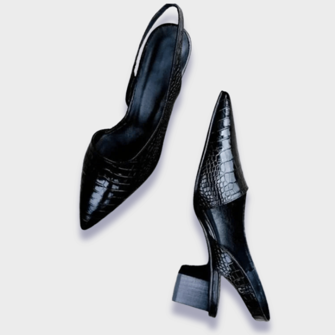 Heidi | Pompes orthopédiques en simili cuir premium