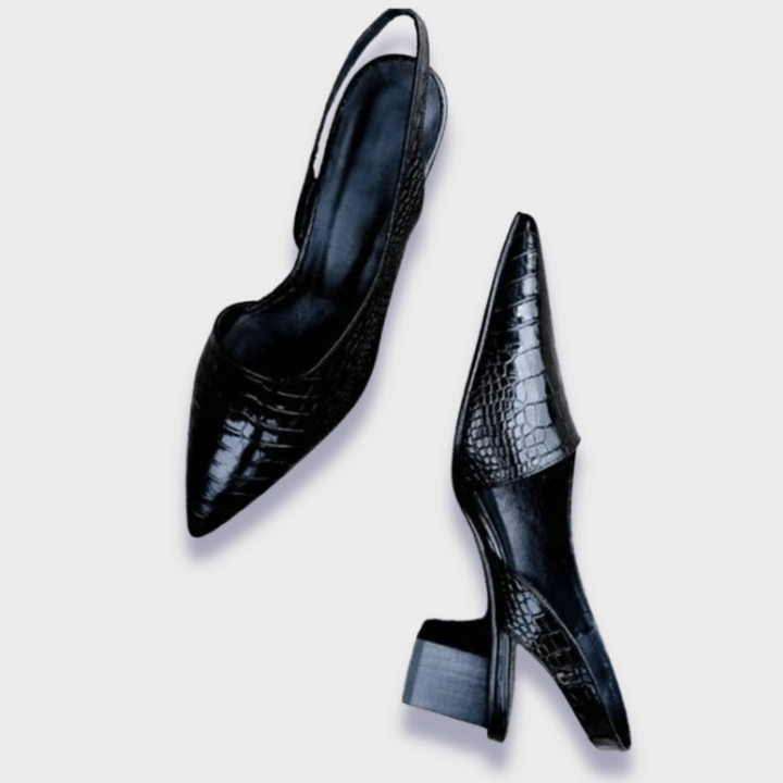 Heidi | Pompes orthopédiques en simili cuir premium