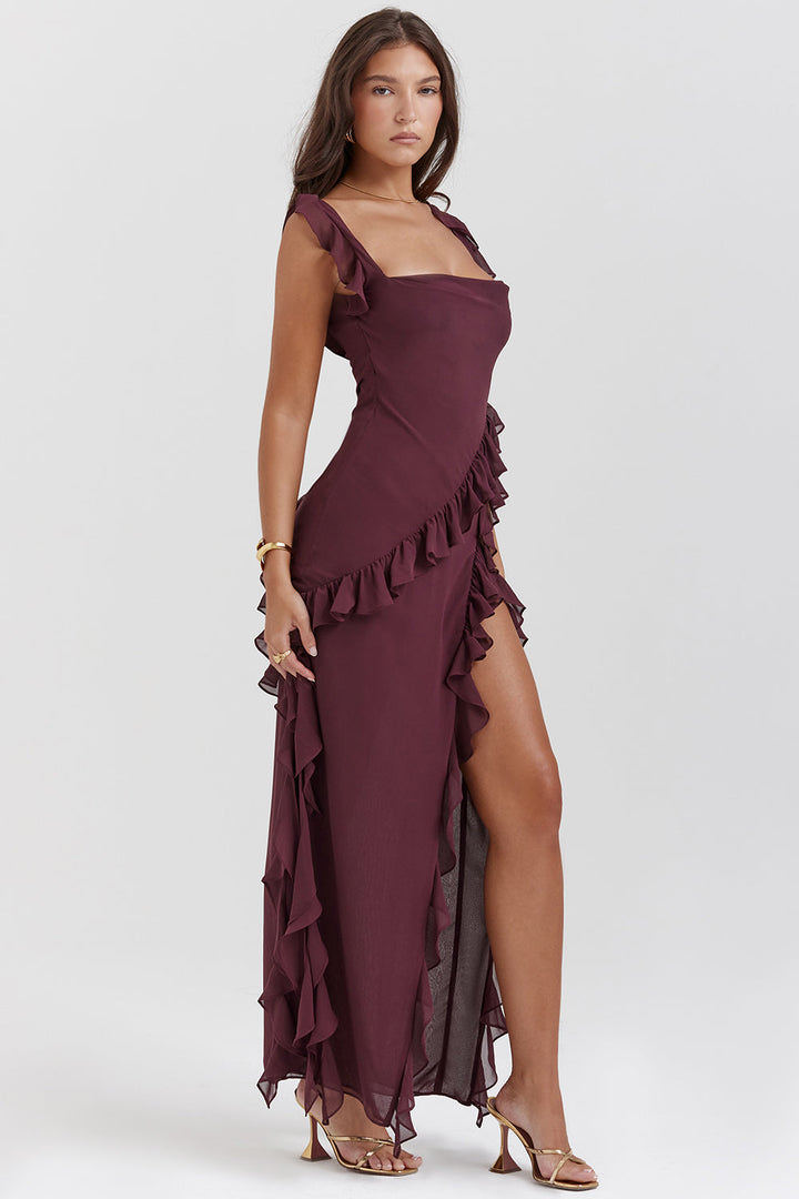 Laurine | Robe Maxikleid Élégante