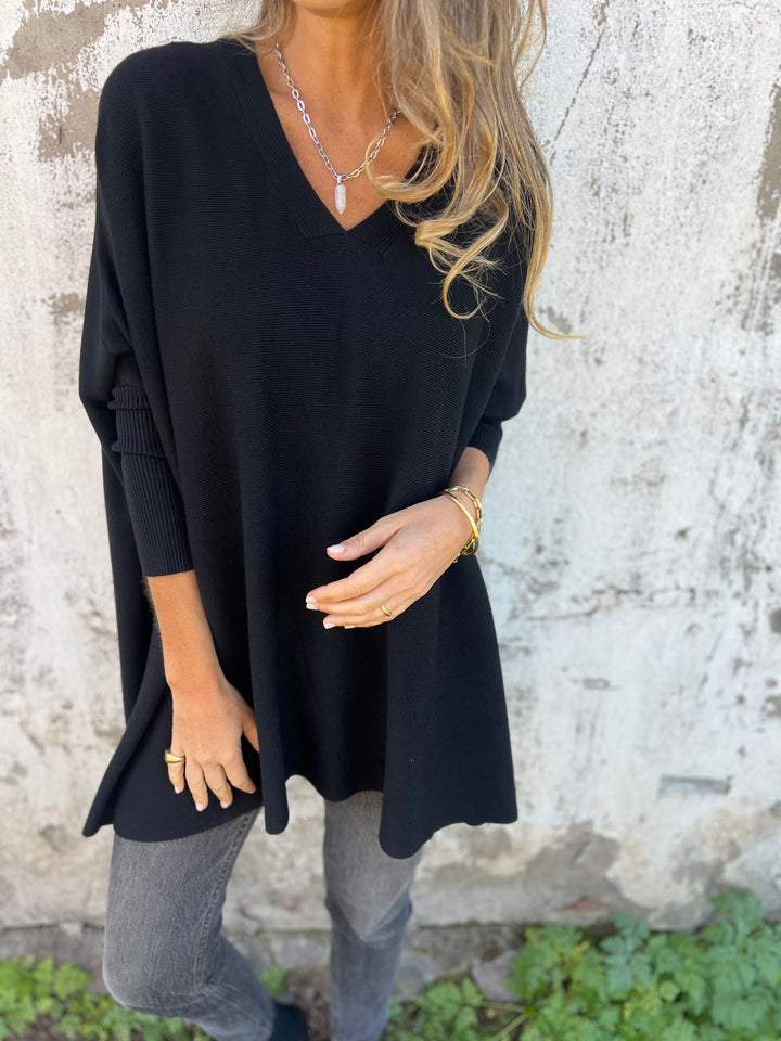 Anna™ | Pull Doux avec Décolleté en V