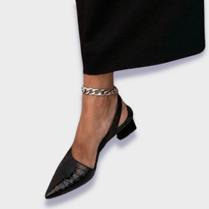 Heidi | Pompes orthopédiques en simili cuir premium