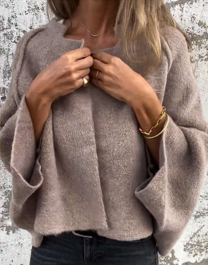 Hazel | Manteau en Maille de Luxe