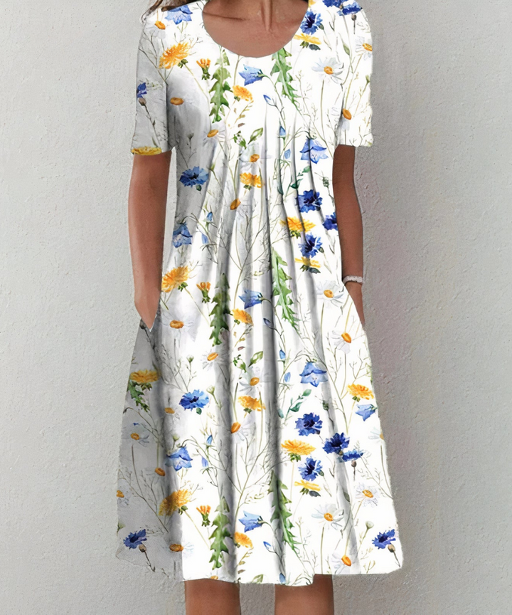 Clémentine - Robe fleurie