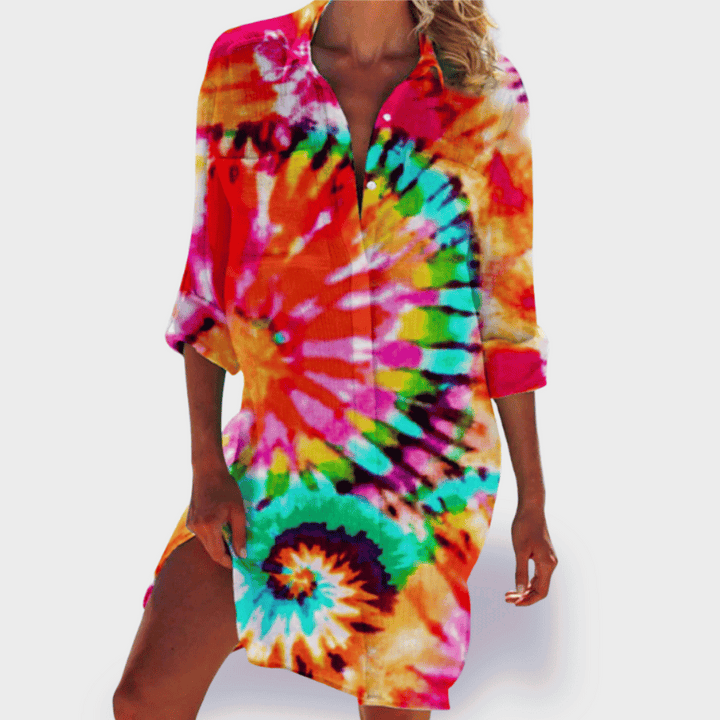 Brigitte | Robe d’été Colorée et Légère