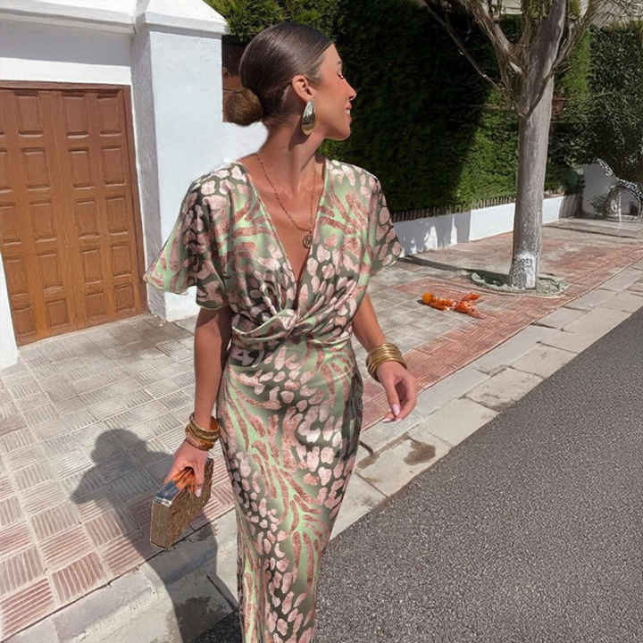 Ginevra | Robe Élégante avec Drapé