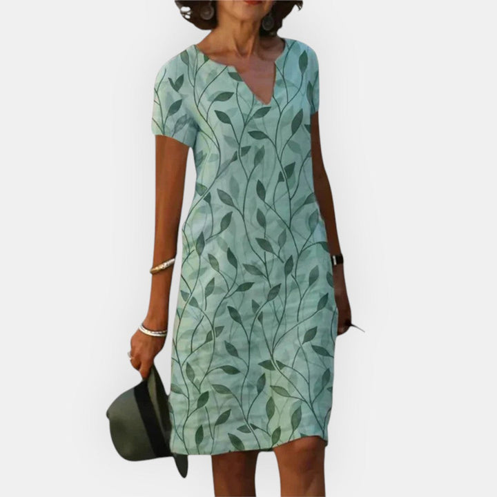 Robe Décontractée V-Cou Carol™