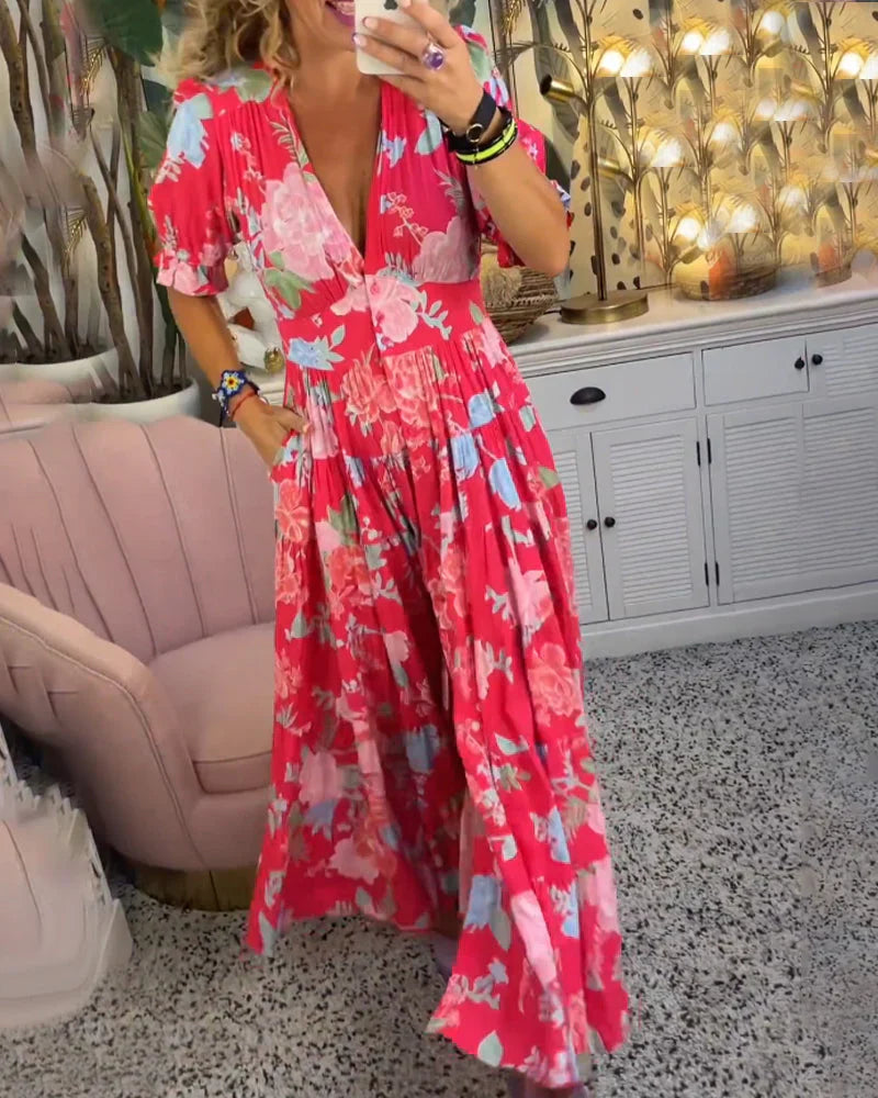 SAGELIA | Robe longue bohème à l’élégance fluide