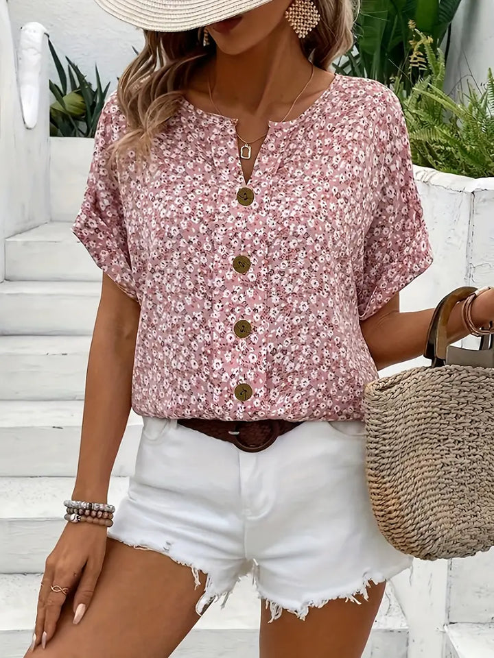 Brigitte - blouse florale fascinante