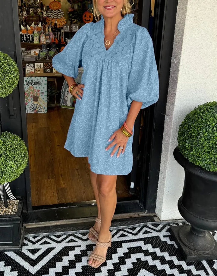 Robe en Jacquard de Dentelle Izabella™
