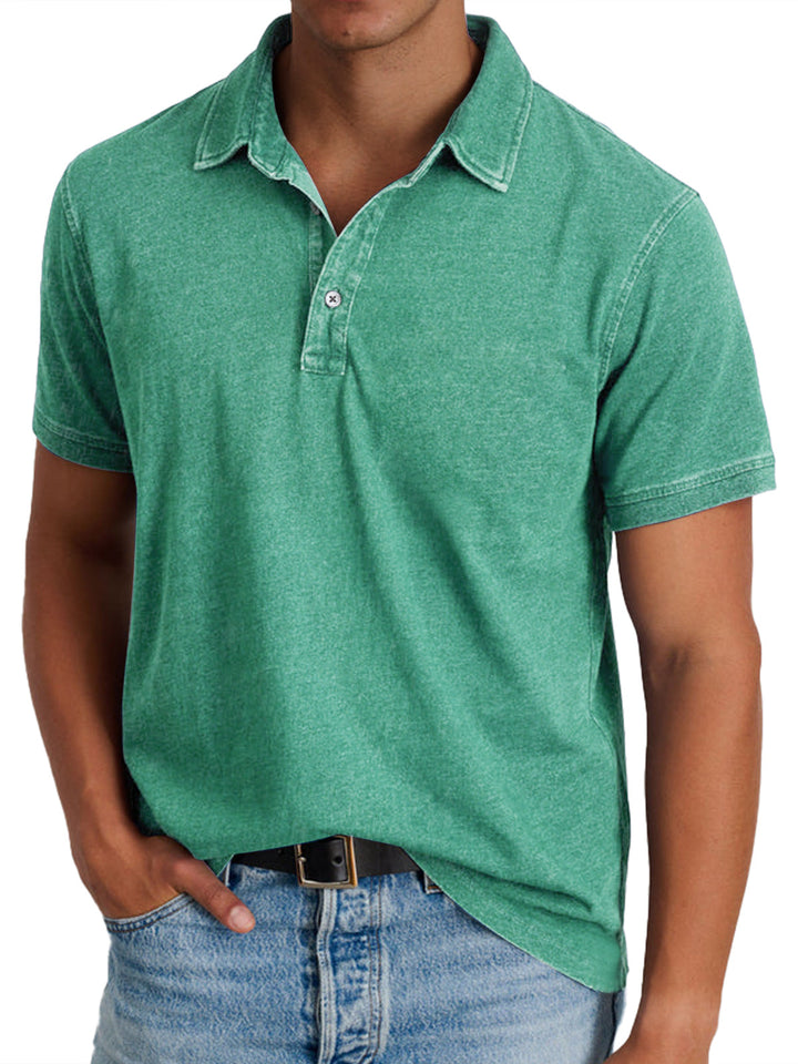 Henri | Polo pour Hommes avec Col Structuré