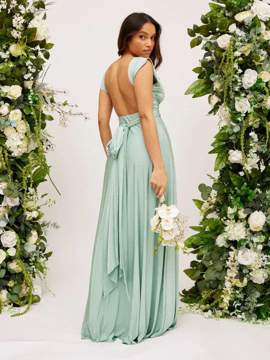 Nicole Mae - Robe Multicolore Élégante