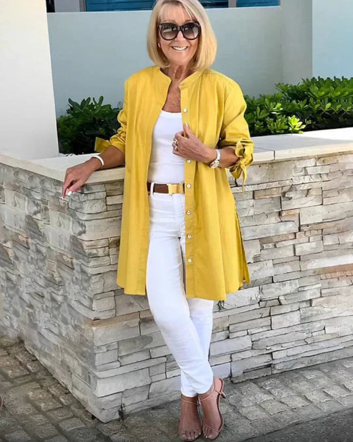 Fiorella | Chemise en coton et lin