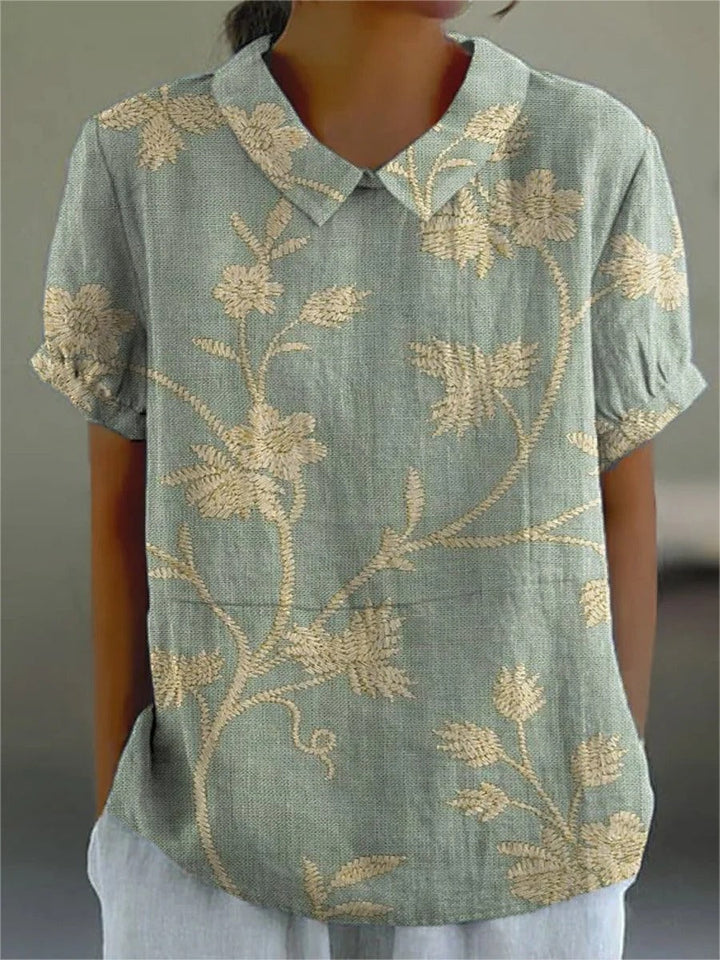 Fiorella | Chemise Légère avec Imprimé Floral
