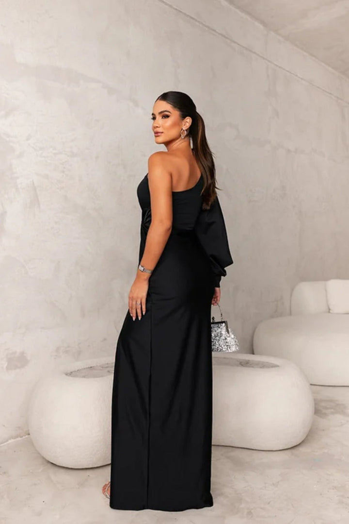 Valeria | Robe Asymétrique en Satin