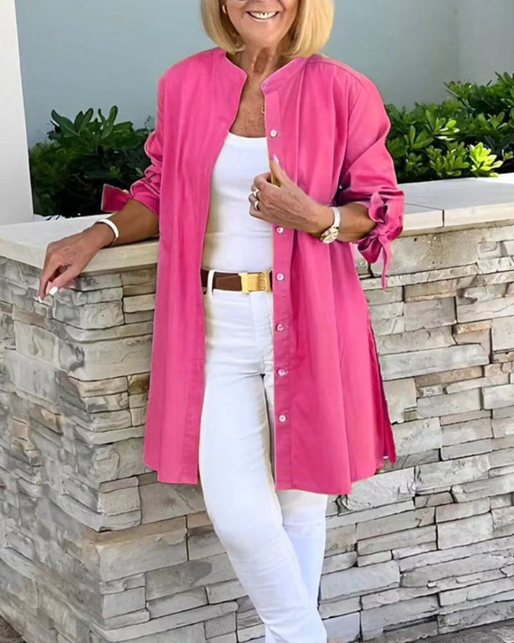 Fiorella | Chemise en coton et lin