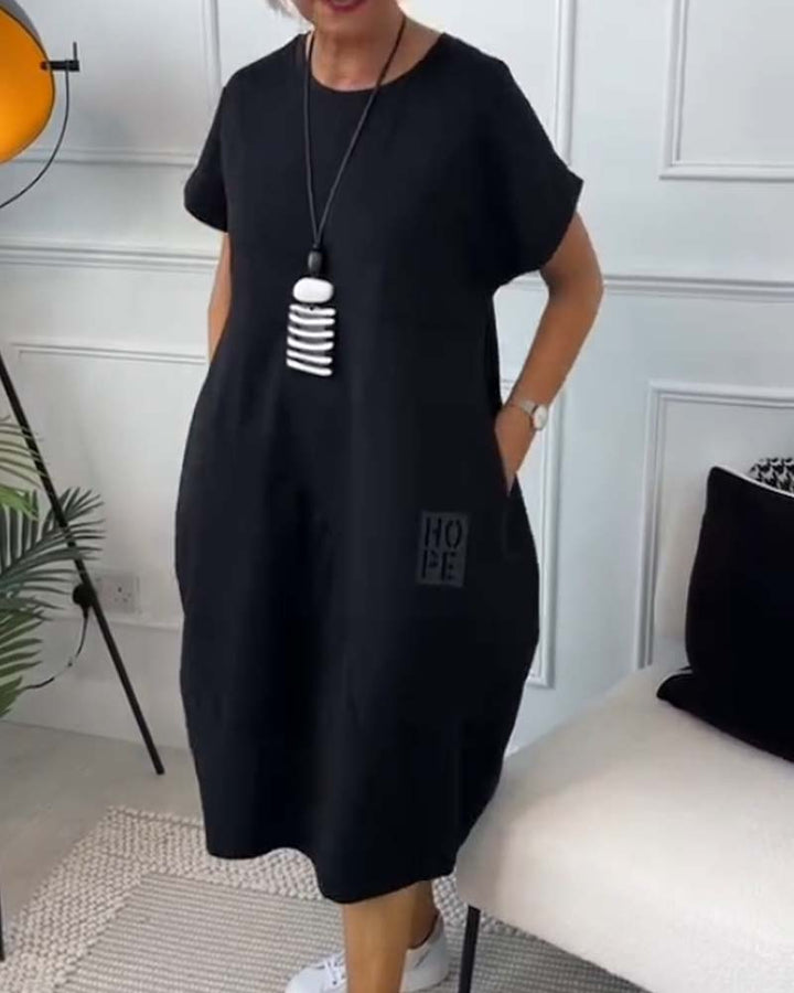 Zuzanna | Robe d'été légère avec col rond