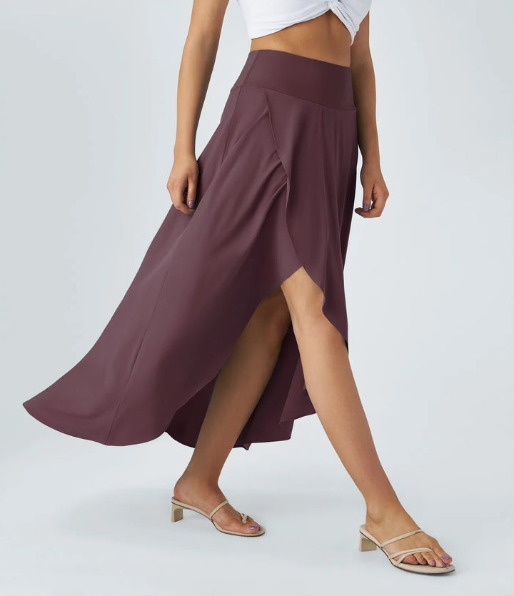 Natalia | Jupe Maxi Confortable Fendue