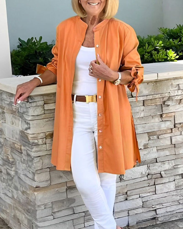 Fiorella | Chemise en coton et lin