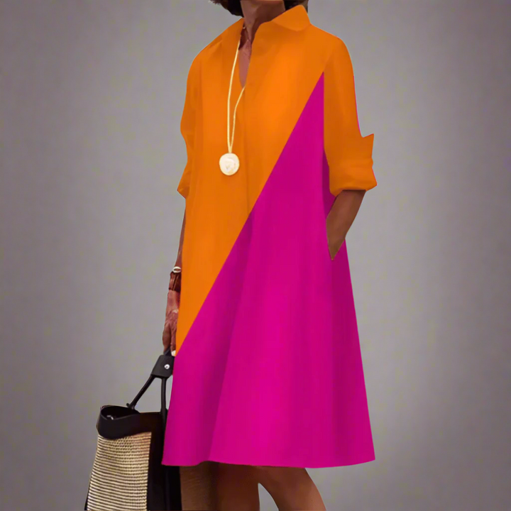 Sandrine | Robe Polo Décontractée et Élégante