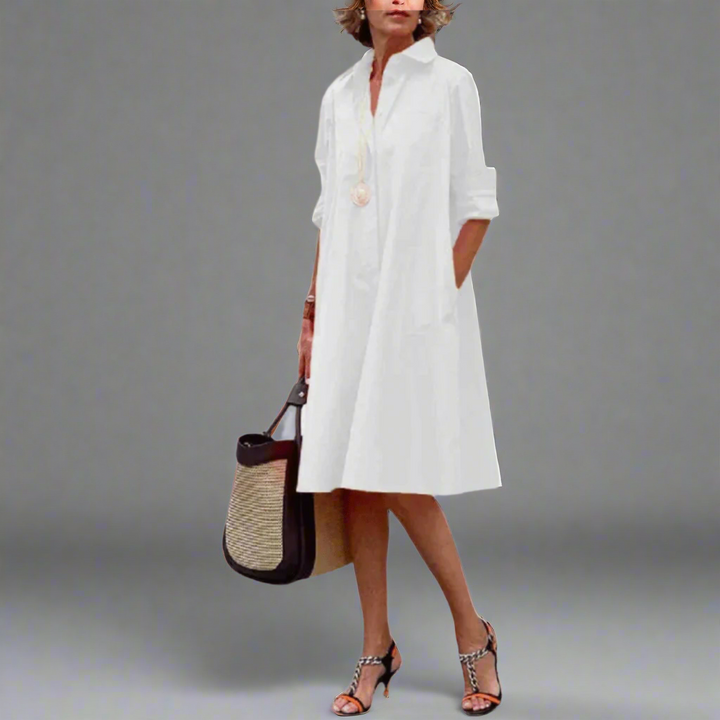 Sandrine | Robe Polo Décontractée et Élégante