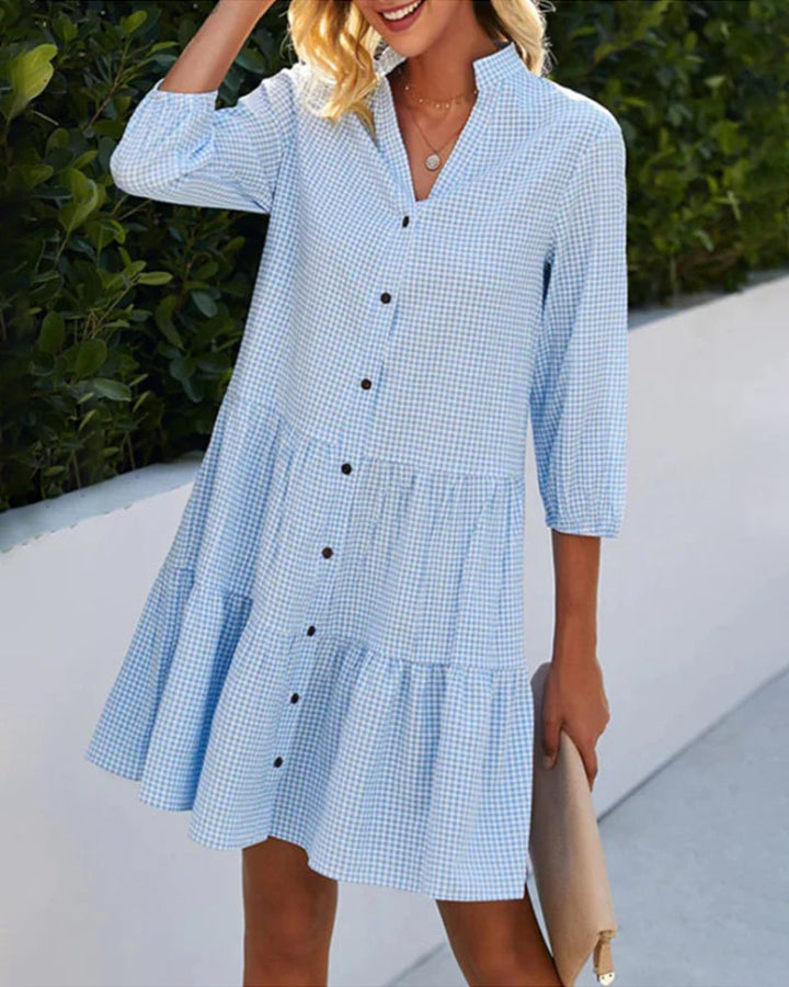 Robe Boutonnée Décontractée Kelly™