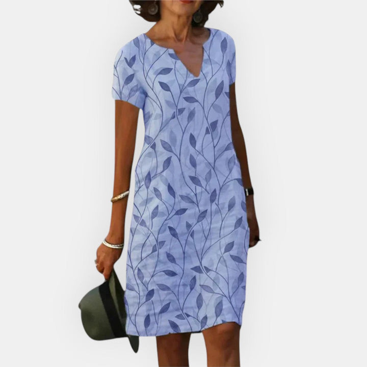 Robe Décontractée V-Cou Carol™
