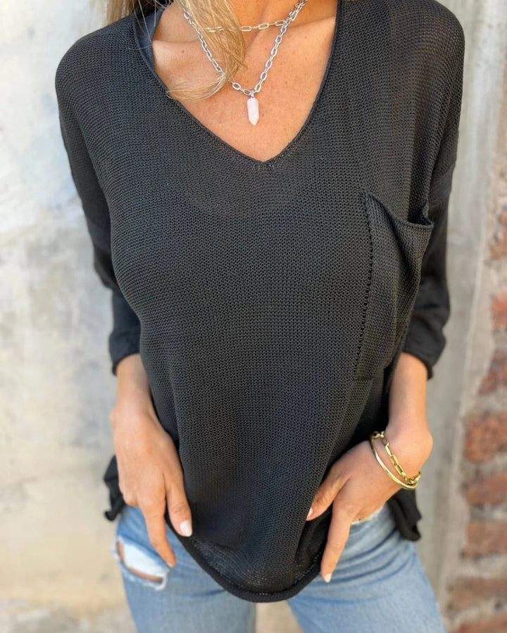 SEMBE - TOP EN MAILLE BOHO