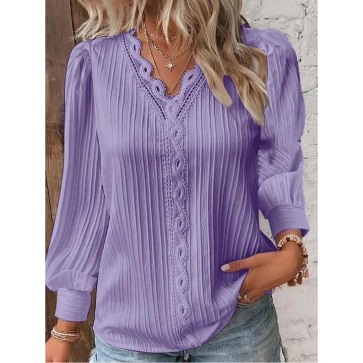 Luna - Blouse élégante avec détails à pintucks
