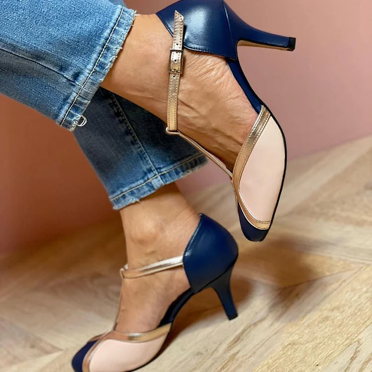 NOIRÉ | SANDALES T-STRAP CONFORTABLES